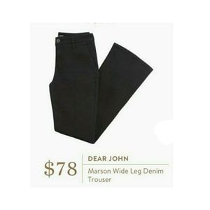 Dear John Marson Wide Leg Jeans Trousers